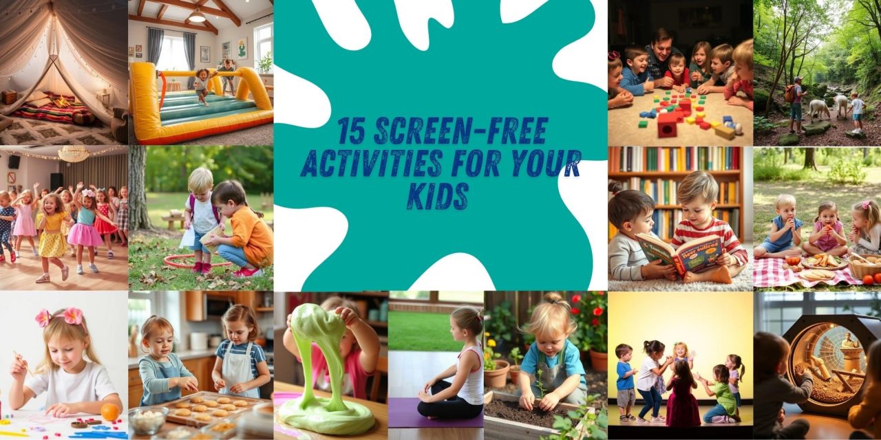 Screen-Free Fun: 15 Activities to Keep Your Kids Engaged and Happy