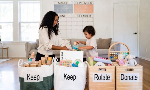 A Play System That Evolves: Sustainable Toy Rotation for Growing Kids